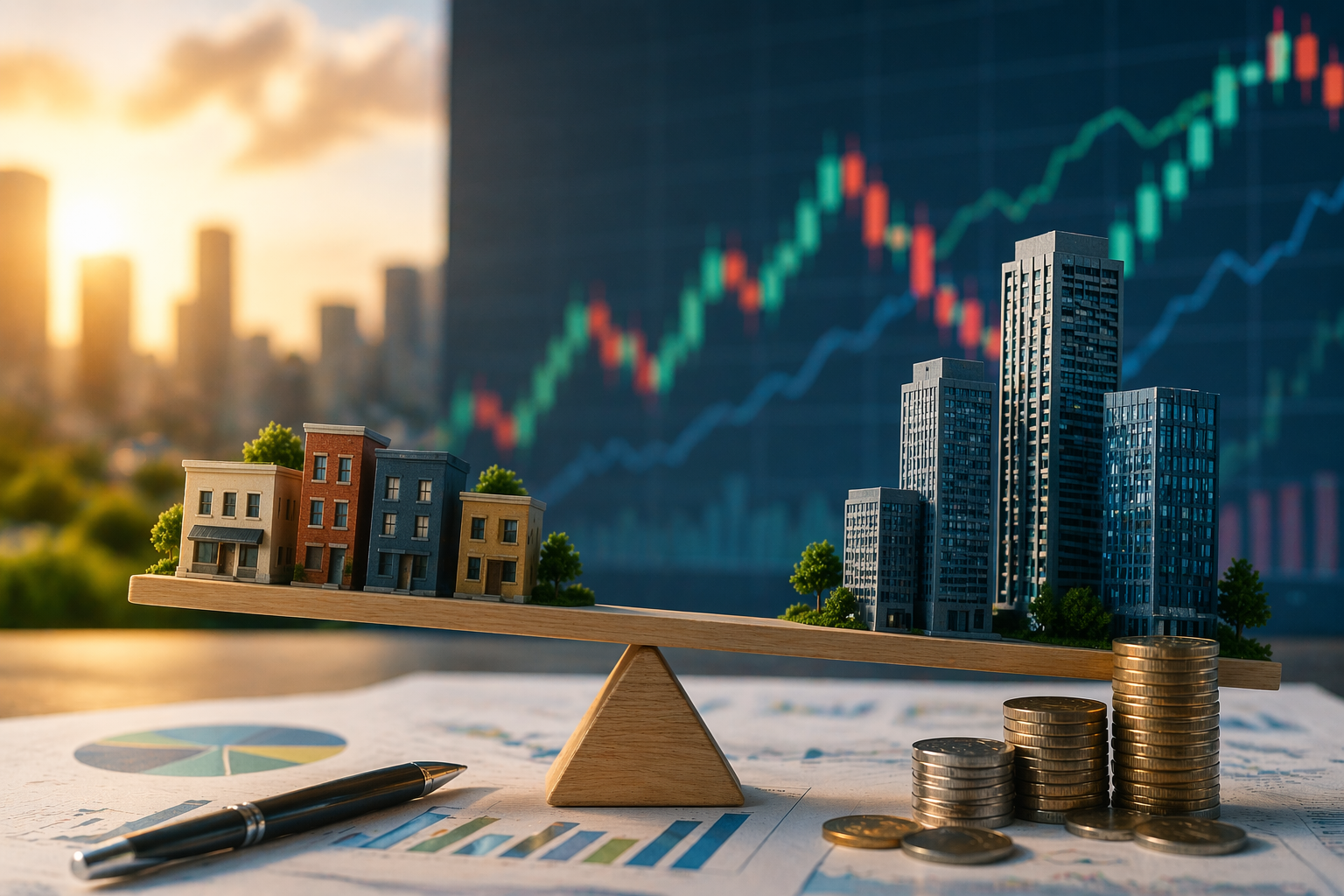 Comparaison d’investissements immobiliers et financiers
