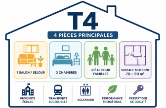 T4 Combien de Chambre ? Surface Appartement, Définition GUIDE