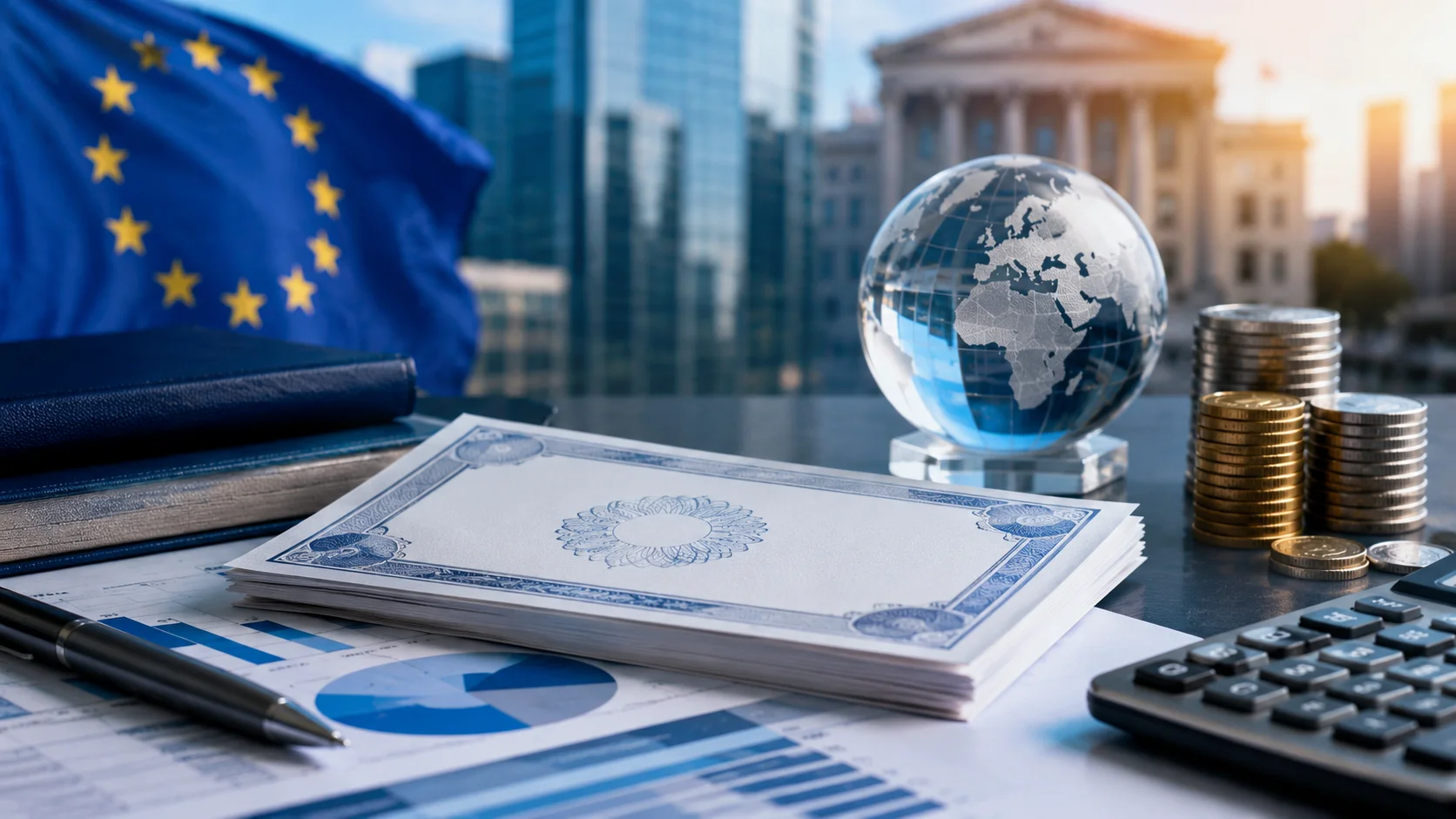 Documents financiers, pièces et environnement économique européen