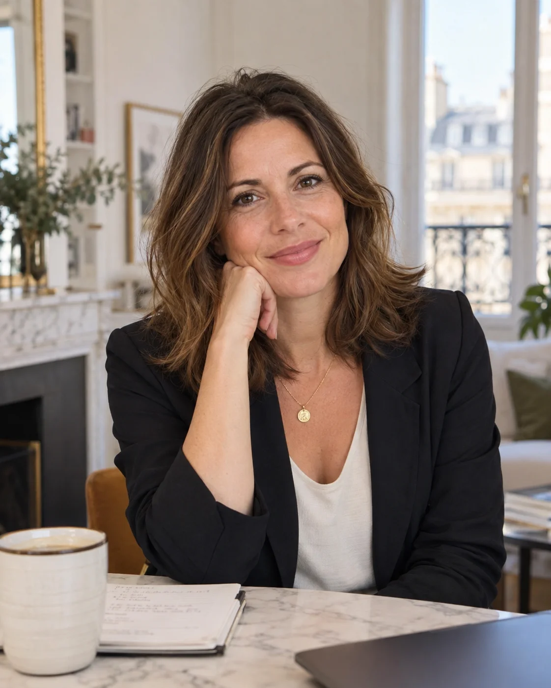 Portrait éditorial de Claire, voix d’Alpha Foncier